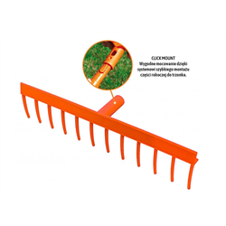 Grabie plastikowe uniwersalne 12 zębne (mocowanie CLICK) / TEGER-347898939