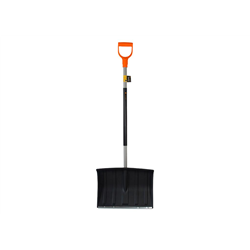 Łopata do śniegu na metalowym trzonku - czarna  / TEGER  (pakowane po 15 szt)-347896606