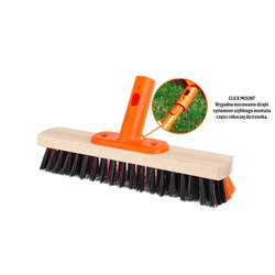 Szczotka do prac budowlanych PREMIUM - szober 55x300 mm (mocowanie Click) / TEGER-347904406