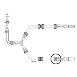 Szybkozłączka 1/2"  - z waterstop / TEGER-347466766