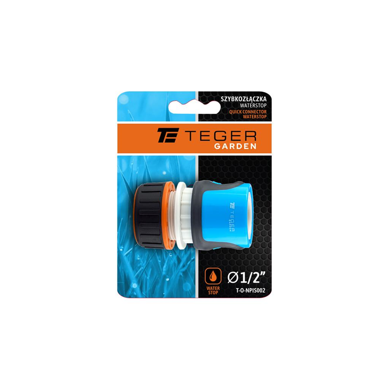 Szybkozłączka 1/2"  - z waterstop / TEGER-347895096
