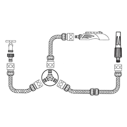 Złączka do węża - 3-drożna / TEGER-347895151