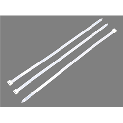 Opaski kablowe, opaska kablowa, opaski zaciskowe, tyrytytki, trytytki, 9.0 x 400mm 100 szt w worku transparentne odporne na UV, 