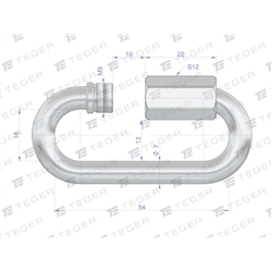 Ogniwo skręcane 7mm TEGER, (sprzedawane po 10)-347769101