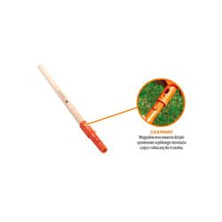 Trzonek drewniany 50cm (mocowanie CLICK) / TEGER (pakowane po 10 szt.)-347476035