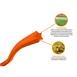 Żyłka tnąca do podkaszarek / Gwiazdka / 2.4 mm / 70 m / TEGER-347904705
