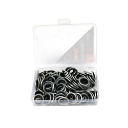 Podkładka metalowo gumowa z prowadzeniem BSP 1/4" TEGER ( sprzedawane po 100 )-347904524