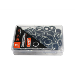 Podkładka metalowo gumowa z prowadzeniem BSP 1/4" TEGER ( sprzedawane po 100 )-347476150