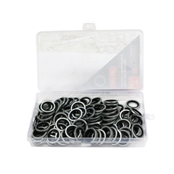 Podkładka metalowo gumowa z prowadzeniem BSP 3/8" TEGER (sprzedawane po 100 )-347904530