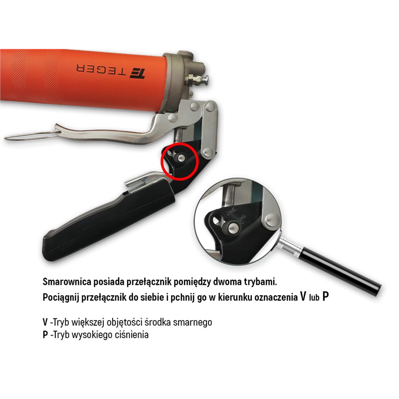 Smarownica ręczna dual system TEGER-347900123