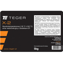 Smar wielofunkcyjny wysokotemperaturowy z dodatkami EP TEGER X-2, opakowanie 5kg-347476578