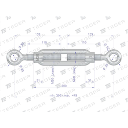 Śruba rzymska oko-oko 20x200 TEGER (sprzedawane po 5)-347769050