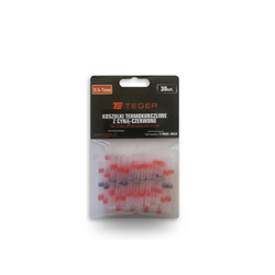 Zestaw koszulek termokurczliwych z cyną 0,5-1mm kolor czerwony TEGER-347479065
