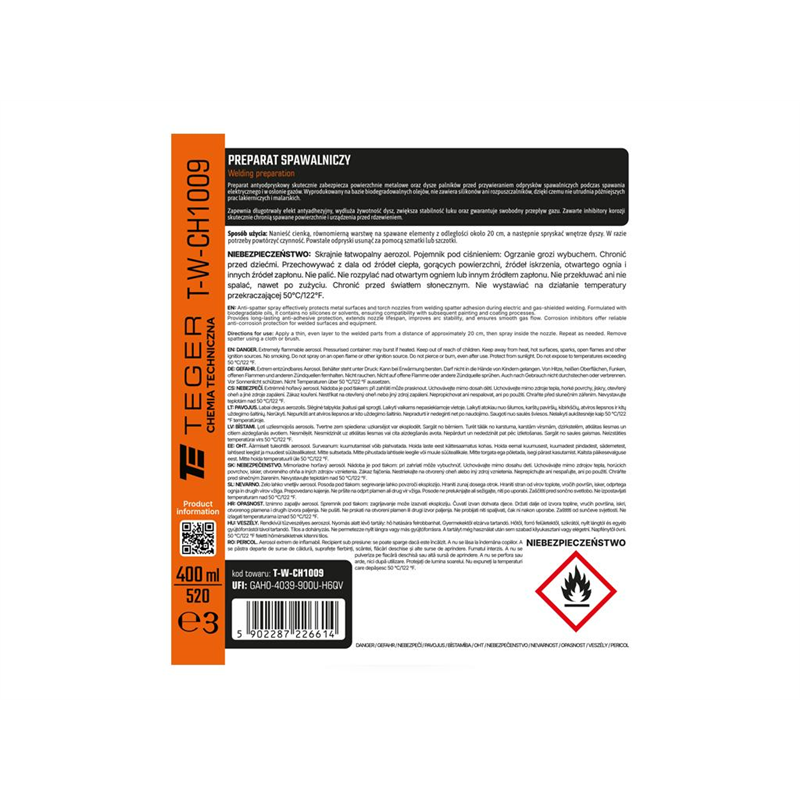 Preparat spawalniczy 400ml / TEGER-347912353