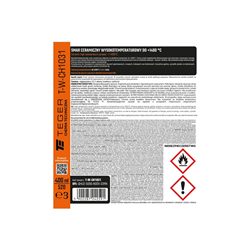 Smar ceramiczny wysokotemperaturowy do 1400°C, 400ml, Teger-347912500