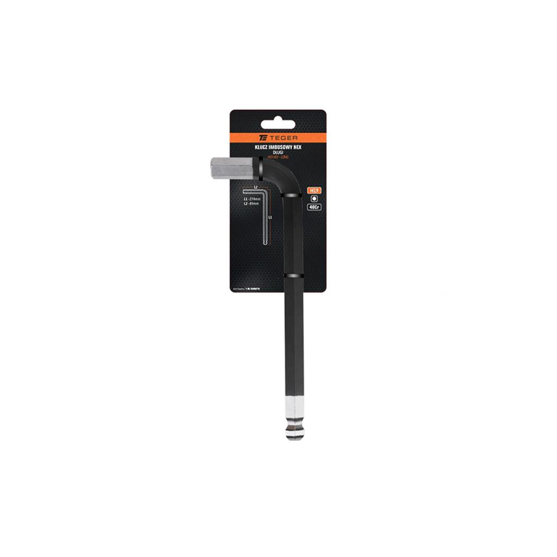 Klucz imbusowy HEX H19 - DŁUGI / TEGER-347902416