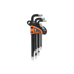 Zestaw kluczy imbusowych, TORX T10-T50 - DŁUGIE 9szt, Teger-347774673