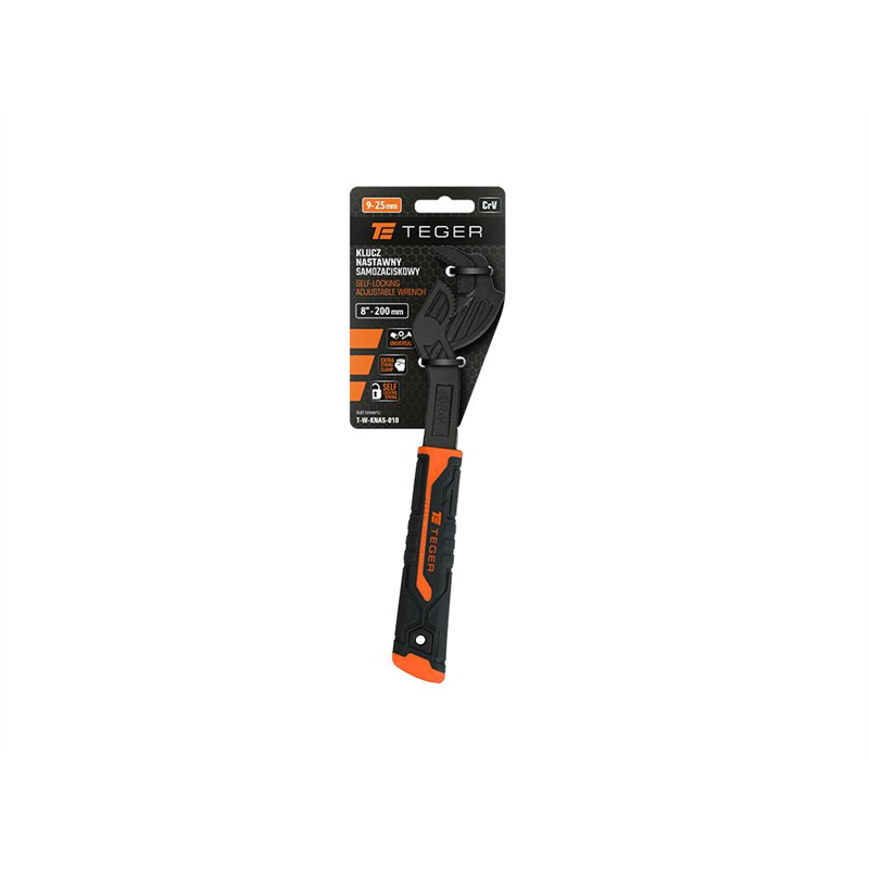 Klucz nastawny, samozaciskowy 8" 200 mm, Teger-347908342