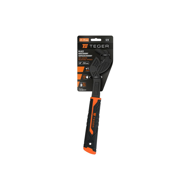 Klucz nastawny, samozaciskowy 10" 250 mm, Teger-347908322