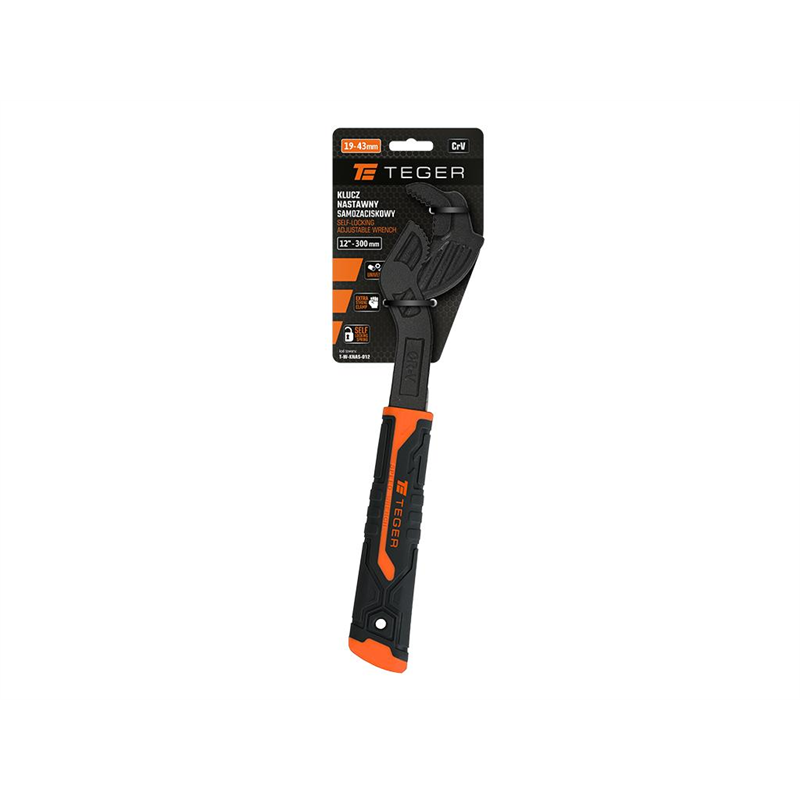 Klucz nastawny, samozaciskowy 12" 300 mm, Teger-347479659