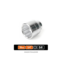 Klucz nasadowy 3/4" dwunastokątny 30 mm / TEGER-347473086