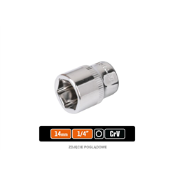 Klucz nasadowy 1/4" sześciokątny 14 mm / TEGER-347472890