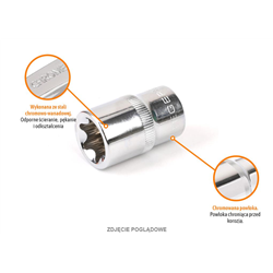 Klucz nasadowy 1/2" TORX E10 / TEGER-347901600