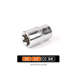 Klucz nasadowy 1/2" TORX E12 / TEGER-347473240