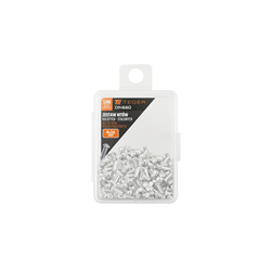 Zestaw nitów stalowych, kulistych, (4x16mm), DIN660, (100 szt.), Teger-347774661