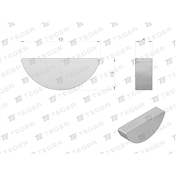 Wpust czółenkowy 4x7.5 TEGER, (sprzedawane po 10)-347907594