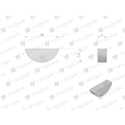 Wpust czółenkowy 5x7.5 TEGER, (sprzedawane po 10)-347907602