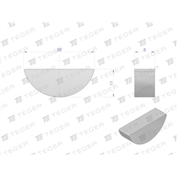 Wpust czółenkowy 8x11 TEGER, (sprzedawane po 10)-347907622