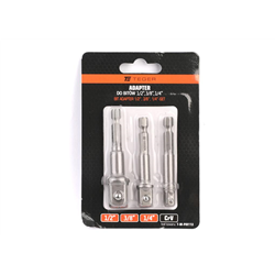 Adapter do bitów 1/2" 1/4" 3/8" - zestaw / TEGER-347901851