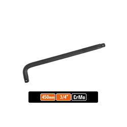 Pokrętło do nasadek TYP L 3/4" 450 mm - kute/ stal Cr-Mo / TEGER-347475461