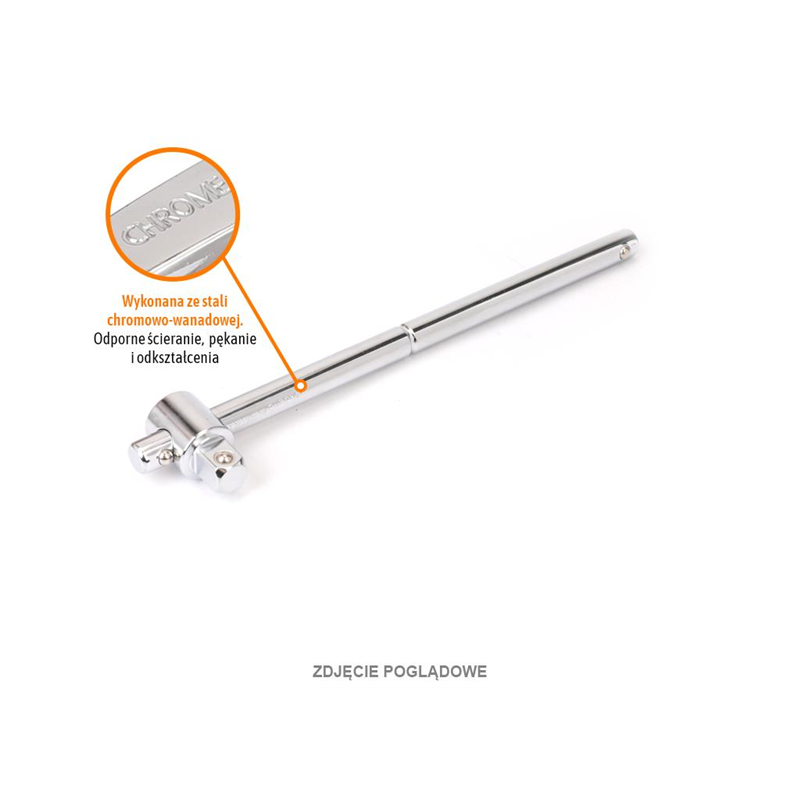 Pokrętło do nasadek TYP T 1/2" 300 mm / TEGER-347472779