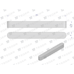 Wpust pryzmatyczny 6x6x56 TEGER, (sprzedawane po 10)-347479215