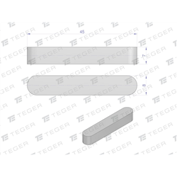 Wpust pryzmatyczny 8x7x45 TEGER, (sprzedawane po 10)-347479171