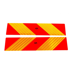 Tablica wyróżniająca odblaskowa. kpl. 2szt.. 565mm/140mm.101-01W-89-347471114