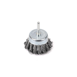 Szczotka doczołowa z trzpieniem - drut skręcany FI 6/60 mm / TEGER-347472549