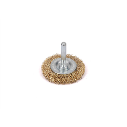 Szczotka tarczowa z trzpieniem - drut falowany FI 6/50 mm / TEGER-347900926