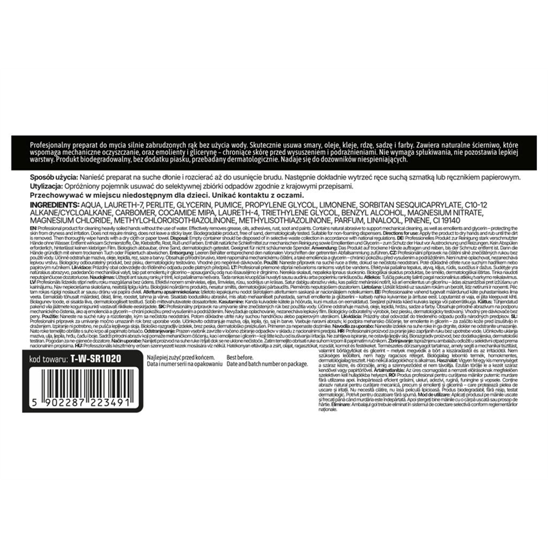 Żel do mycia rąk na sucho NEW FORMULA 4l / TEGER-347898996