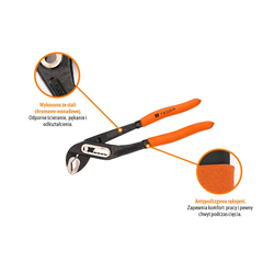 Szczypce nastawne do rur 180 mm / TEGER-347474700
