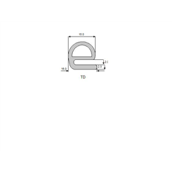 Uszczelka drzwi kabinowych TD ( sprzedawane po 20 )-347871416