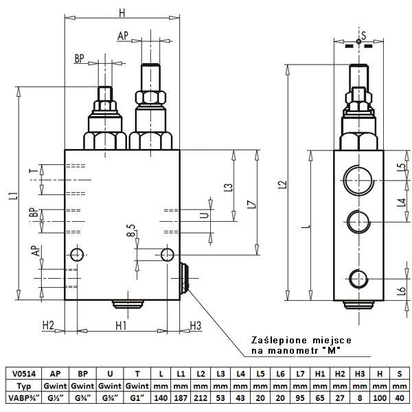 Zawór odciążający 3/4" przepustowość 80L-347442551