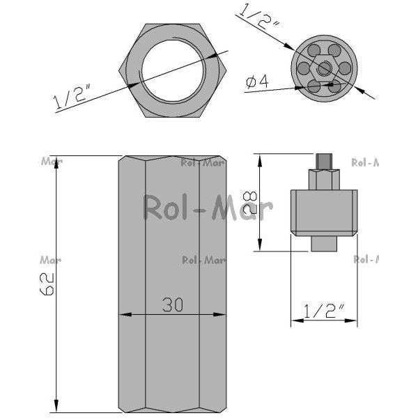 Zawór zabezpieczający 1/2" (gwint wew.) 80L-347443173