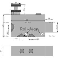 Regulator przepływu 1/2" przepustowość 85L-347442718