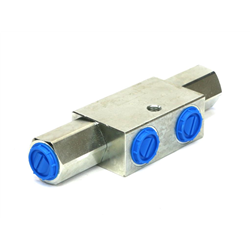 Zawór zwrotny bliźniaczy sterowany VBPDE 3/4" - 320bar - 90l/min - (zamek hydrauliczny)-347893599