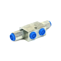 Zawór zwrotny bliźniaczy sterowany VBPDE 3/8" - 380bar - 35l/min - (zamek hydrauliczny)-347465292