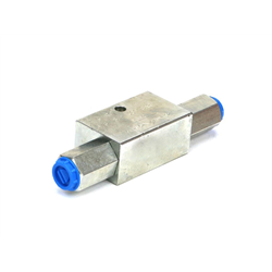Zawór zwrotny bliźniaczy sterowany VBPDE 3/8" - 380bar - 35l/min - (zamek hydrauliczny)-347893596