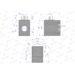 Cewka do rozdzielacza hydraulicznego 40L 12V VOIMA-347475872